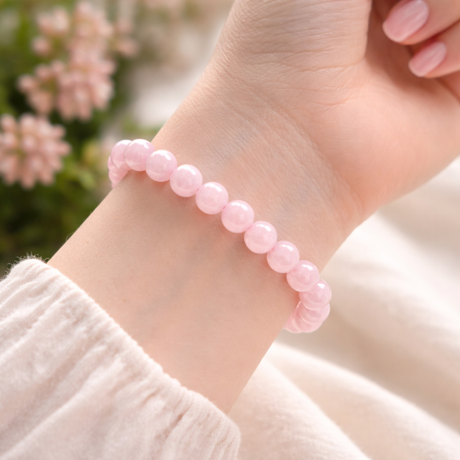 Natural Rose Quartz (Star Quality) - 8mm